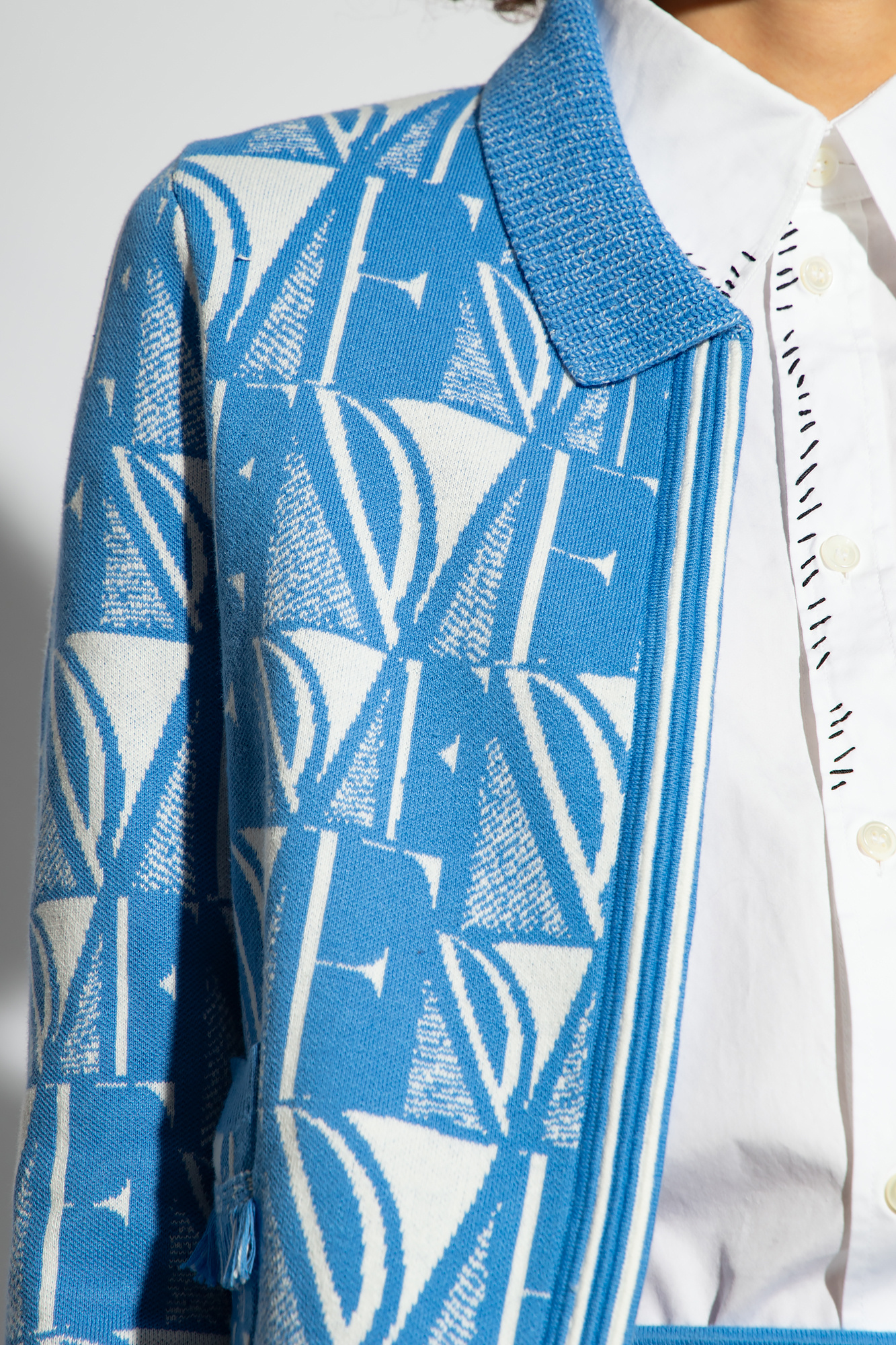 「DIANE von FURSTENBERG」 ボーダー柄カーディガン 4 ブルー レディース U013ACLMSBTIJY_A1_1609_1024x.